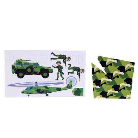 Designer from bricks "Military Base", 1031 parts-4