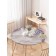 Tables on the table “Blossoming Lilac, round, oxford, elastic band, size 120x120 cm, diameter 75-100 cm