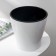 Kashpo for flowers with an insert "lei", 5 l, white color