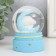 Souvenir Polystone Water Ball Light "Bunny on the crescent" mix 6x6x8.5 cm