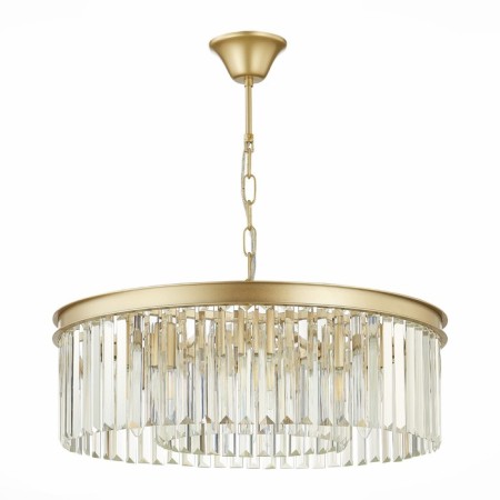 Suspended chandelier ST LUCE. SL1624.203.08. Ercolano. 6x40 W, E14, 55x55x18 cm, Shampan-3