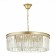 Suspended chandelier ST LUCE. SL1624.203.08. Ercolano. 6x40 W, E14, 55x55x18 cm, Shampan