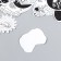 Set of stickers "Black and white supermix" 50 pcs 3-8.5 cm
