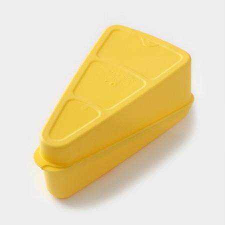 Ricco cheese container, 19.8x × 10.6 × 7.5 cm, yellow color-3