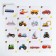 Board game "Memo for kids. Transport ", 50 cards