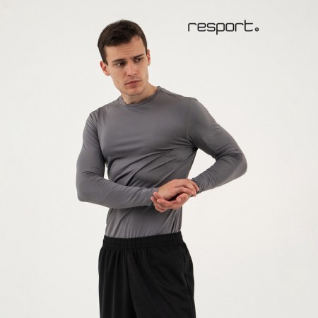 Rashgard male with DL. sleeve, basic, size l (50), gray color