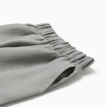 Pants for the boy KAFTAN LINEN, p. 32 (110-116), gray-6