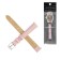 Solomon watch strap, 12 mm, genuine leather, L-18 cm, light pink