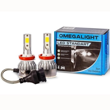 Automobile LED lamp, Omegalight Standart 3000k, HB3 2400 LM-1
