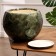 Set of pots 3 pcs. "Ball" green: 16 l, 3.7 l, 0.7 l