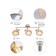 Lamp Kalisto 7025-703 3he14 40W