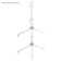 Streep tape with suspension l = 63.5 cm, (packing 10 pcs.), 12 hooks, color transparent color