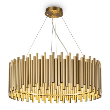 Suspension lamp Maytoni Mod135PL-08BS, 8HE27, 60W, 60x60x168 cm, brass color