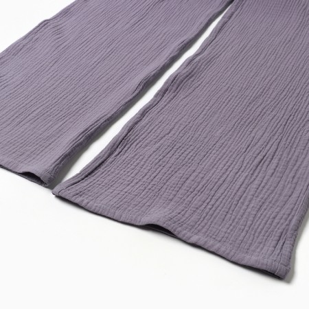 Комплект женский (рубашка на запах, брюки) KAFTAN Basic р.52-54, серый-9