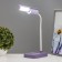 Lancer table lamp LED 3.5W USB batteries Violet 11x15x45 cm Risalux