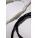 Bracelets "Demetrons" stars, black and white color, l = 12.5 cm