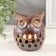 Aroma lamp ceramics "Filin. Droplets" Brown 7.5x8x10 cm