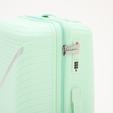Middle suitcase 24 ", lightning department, code castle, 4 wheels, mint color-3