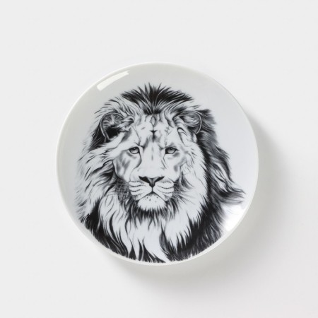 Porcelain plate "Leo", d = 17.5 cm, white