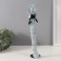Polystone souvenir "African in gel, with a bouquet" Geometric patterns, blue 7.5x6.5x33.5 cm 103234
