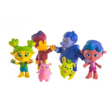 Game set of collectible figures, 6 pieces