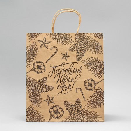 Crafts "Happy New Year", 24 x 28 x 14 cm, New Year-2