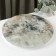 Glass stand for a cake rotating Magistro "Expressionism", D = 32 cm, color gray color