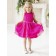 Bella dress, height 104 cm, bright pink color