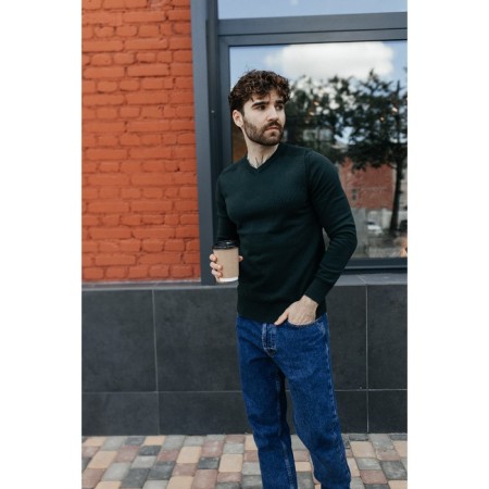 Jumper male ise, size 58, emerald color-2