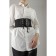 Female belt, XS-L, width 12 cm, black color