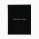 Notebook in a cage, 48 sheets A5 on the paper clip Interior Block No. 1 Mix “September 1: just black notebook” Twin Lac, Uh Lacques