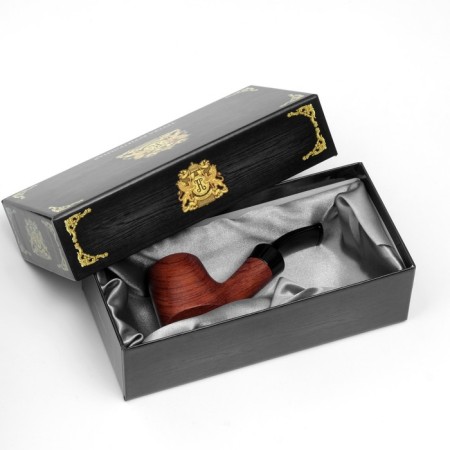 Kommer Premium smoking pipe, classic red tree, length 13 cm, d-1.7 cm-4