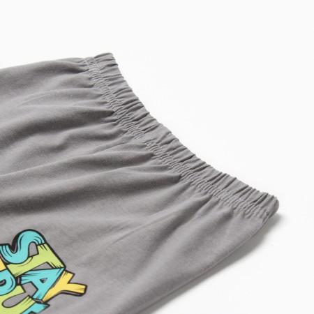 Shorts for a boy, gray color, height 92 cm-1