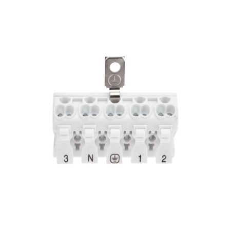 Spring Domestic connective KSP 5-Polus with ground and with mounting legs (50 pcs./Union) REX-5