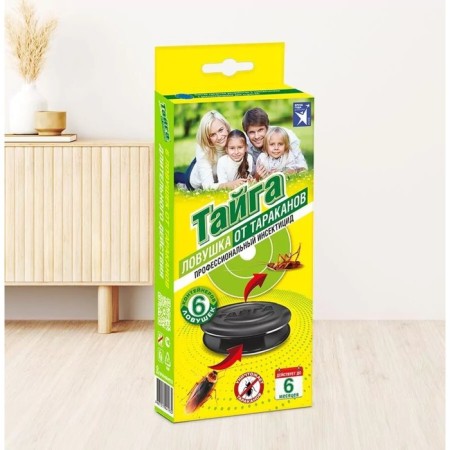 Trap from the cockroaches "Taiga", 6 pcs.