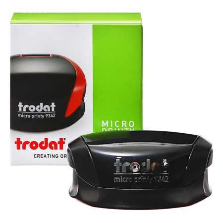 Pocket Pocket Trodat Micro Printy 9342, diameter 42 mm, black case
