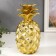 Souvenir Polystone "Golden Pineapple" 22x10x10 cm