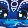 Carnival New Year's mask "Cute snake" for the New Year, holography, 25.1 x 16.5