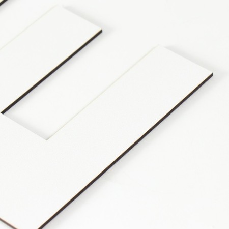 Panel letters "Love" The height of the letters 20 cm, set 4 details white-1
