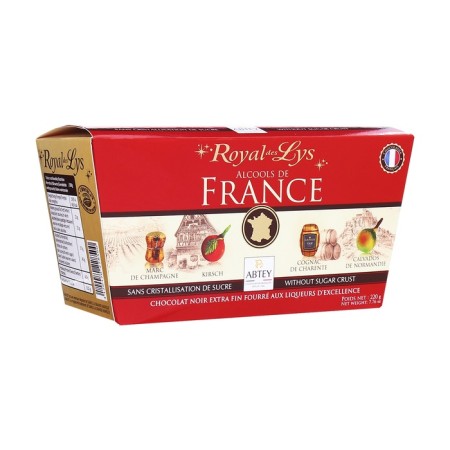 New Year. Figure chocolate Alcools de France, with alcoholic filling, assorted, 10 g-2