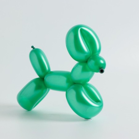 Ball for Twisting latex 150 ", standard, set 10 pcs., Green color