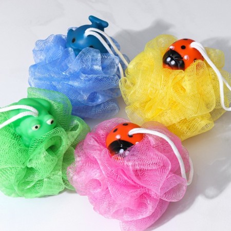 Body washcloth children's share "animals", color mix-3