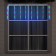 Garland "icicles" 2.5 × 0.5 m, IP65, transparent thread, 288 LED, glow of multi with a drain effect, 12 V
