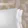 The pillow is saved and I 50*70 swan fluff, Tick cover, col. Mix, p/e