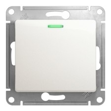 Switch Sche GSL000613 Glossa, SP, 10A, 1 key, pearly color