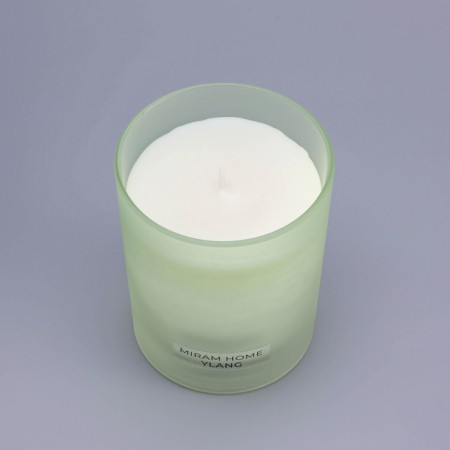 Aromatic candle in the glass "Ylang", a sandal and rose tree, 200 g-5