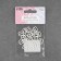 Strap regulator, metal, 10 mm, 20 pcs, white color