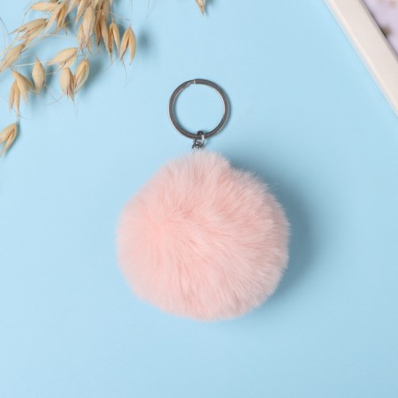 Fluffy on the ring "Rabbit. For you, my gold!" D = 8 cm 15x13.2 cm-4