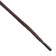 Shoes for shoes are round, d = 3mm, 60cm, brown color