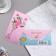 Money envelope "Universal" embossing, dog, bouquet, 8.3x16.7 cm